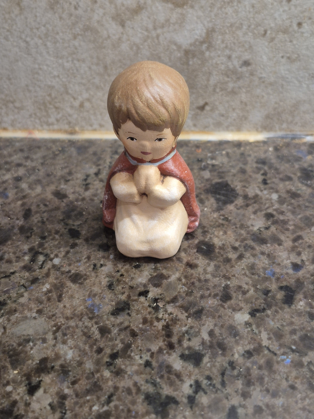 Vintage Praying Child Collectible Figurine, Religious, Minimalist Esthetics LVH